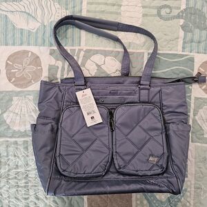 NWT lug trotter tote bag blue moon
